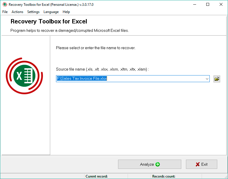 excel dosyasını kurtar